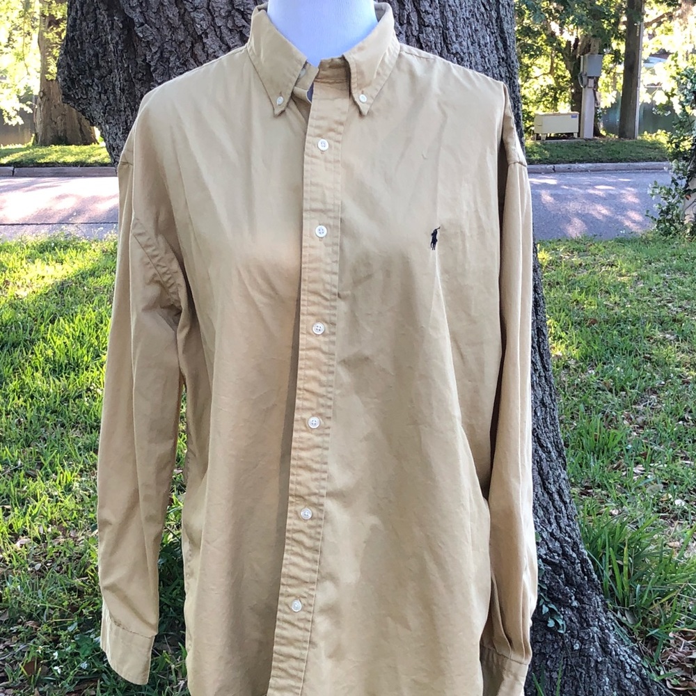 Ralph Lauren XL Yellow Blake 100% Cotton Polo